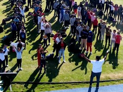 Gobierno de Puebla realiza segundo viernes de Activación Física, durante Consejo Técnico