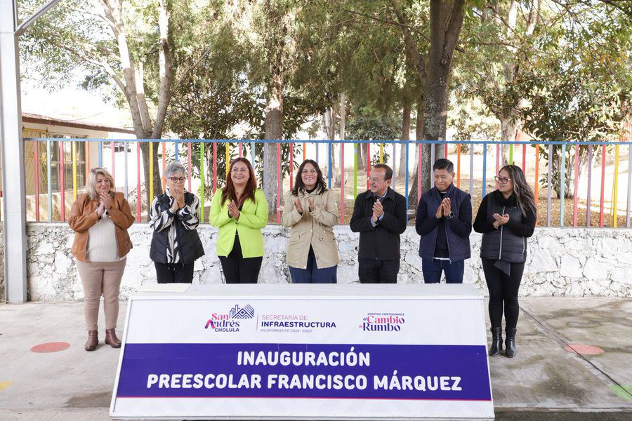 San Andrés Cholula mejora infraestructura escolar con enfoque inclusivo
