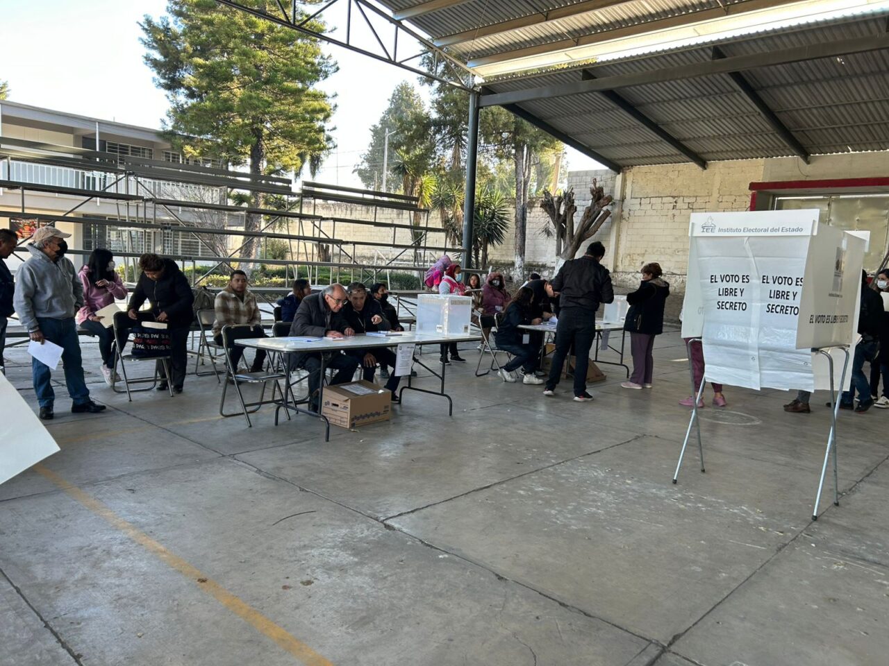 Inicia sin incidentes la Jornada Plebiscitaria en las 17 juntas auxiliares de Puebla