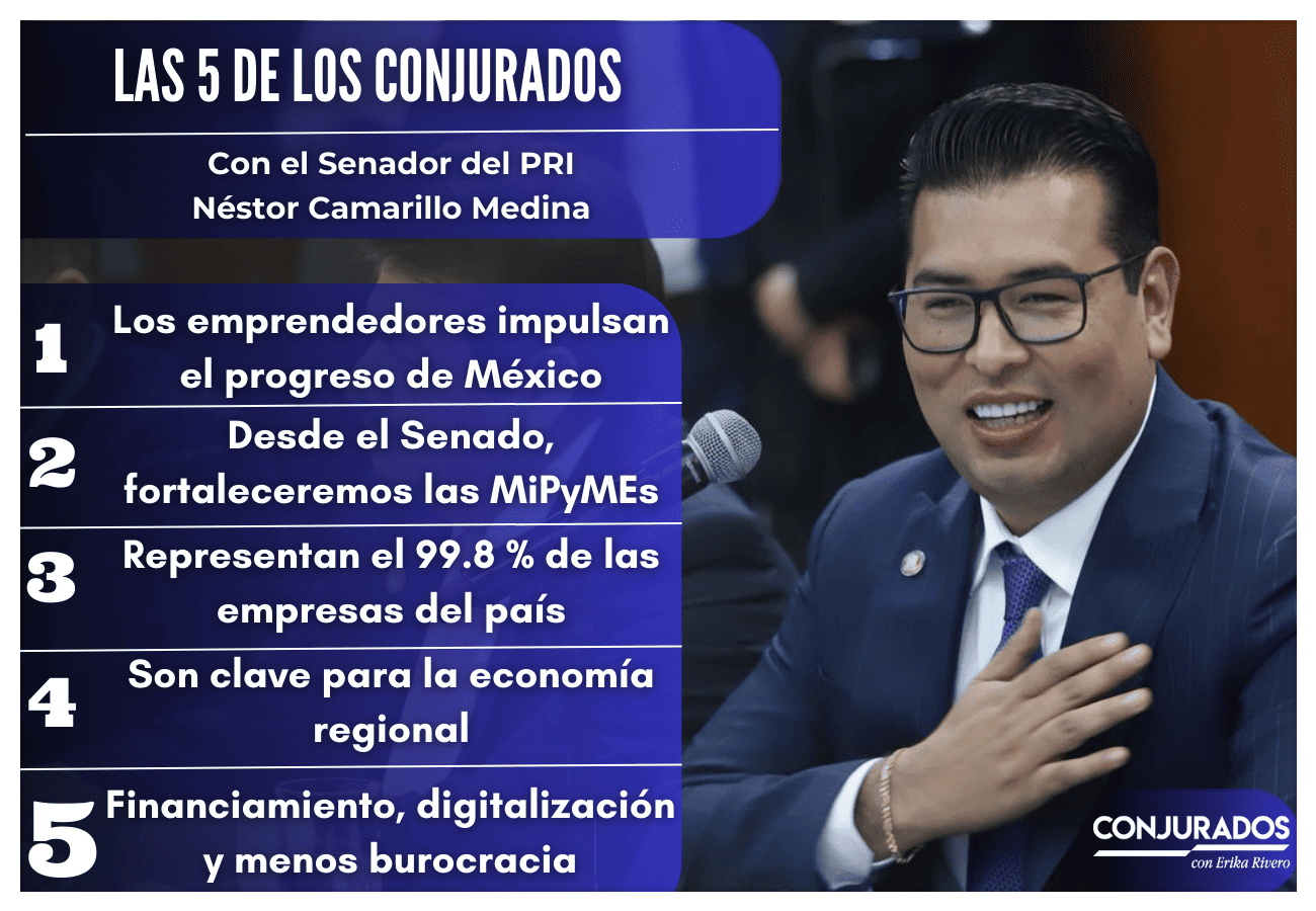 Las 5 de Los Conjurados, con Néstor Camarillo.