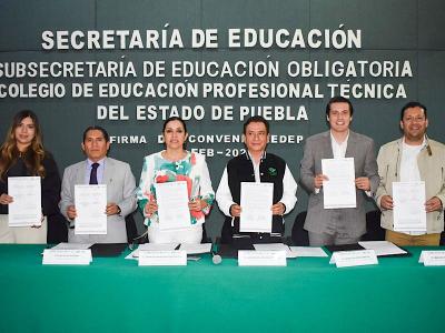 IEDEP y Conalep firman convenio de colaboración para fortalecer educación