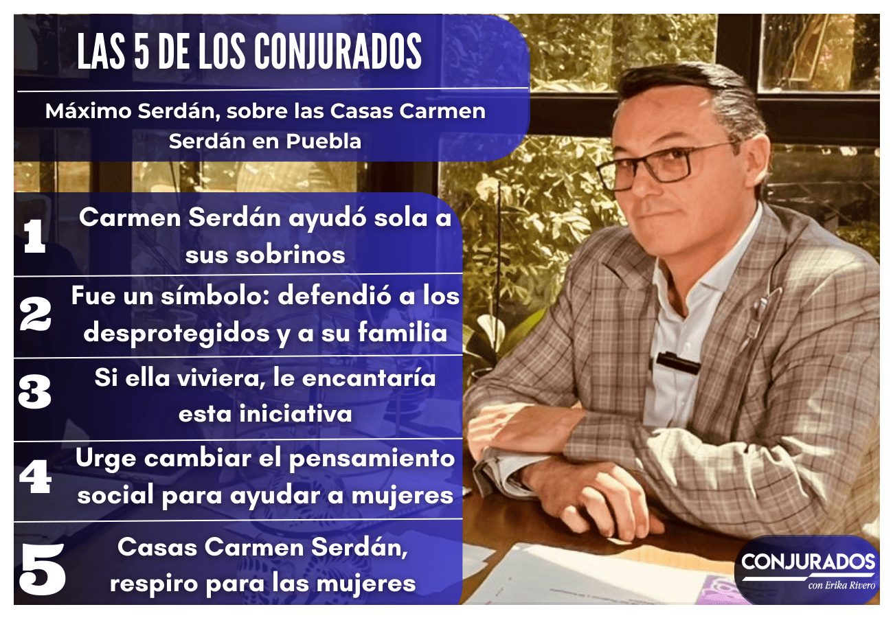 Las 5 de Los Conjurados: Casas Carmen Serdán, un refugio para mujeres en Puebla