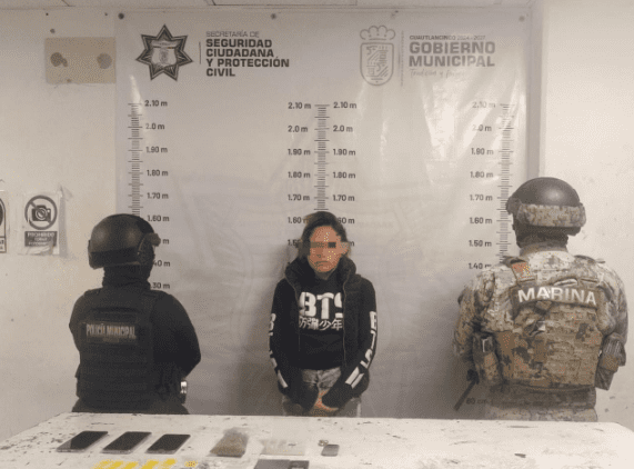 Detienen en Cuautlancingo a presunta narcomenudista