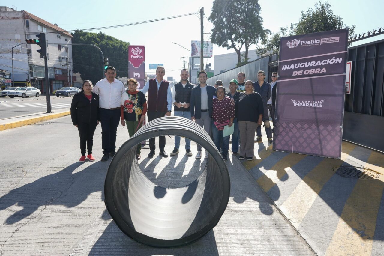 Entrega Pepe Chedraui Red de Alcantarillado Pluvial en la colonia Santa Cruz Los Ángeles