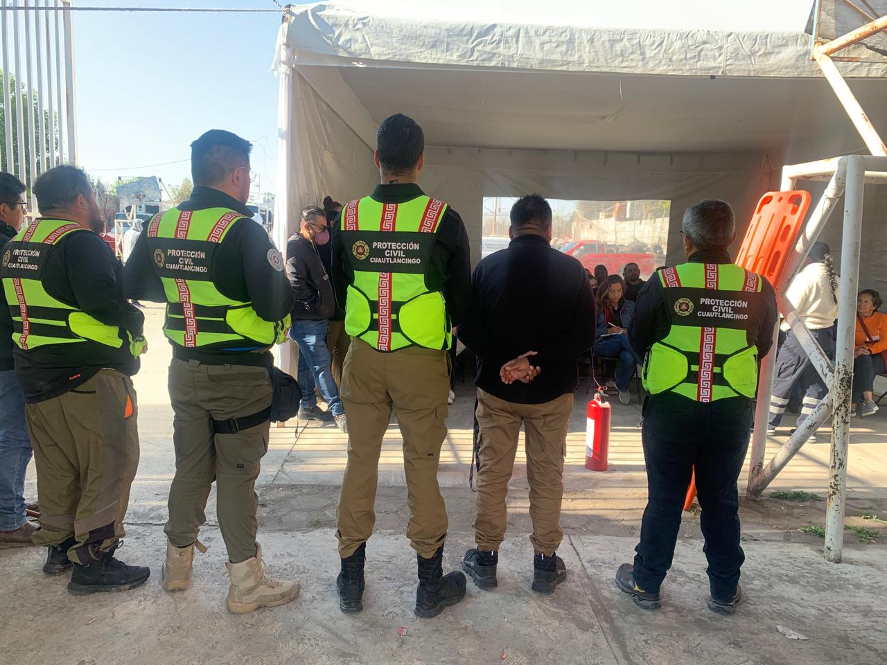 La Dirección de Protección Civil y Bomberos de Cuautlancingo imparte curso gratuito de brigadas multifuncionales