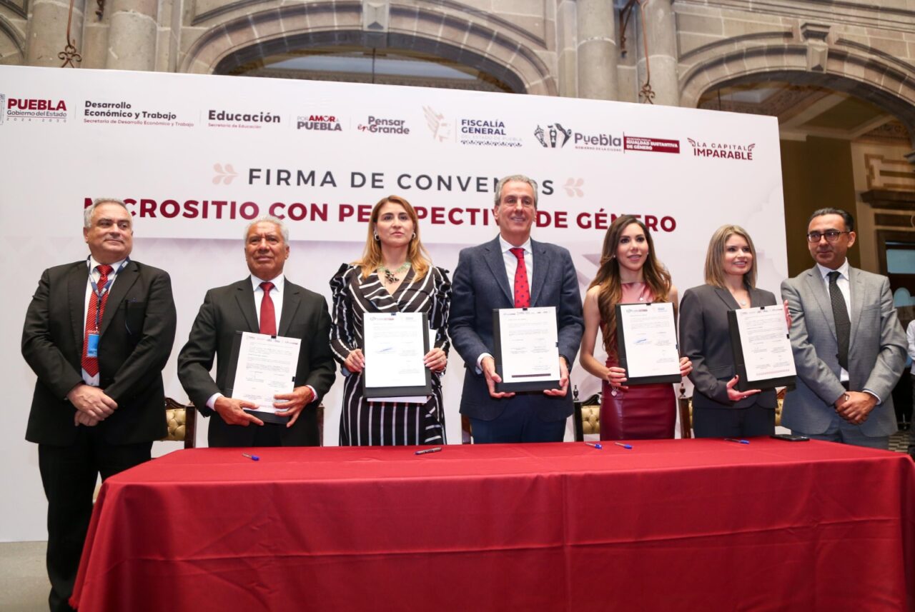 Secretaría de Educación firma convenio de Micrositio con Perspectiva de Género en Puebla