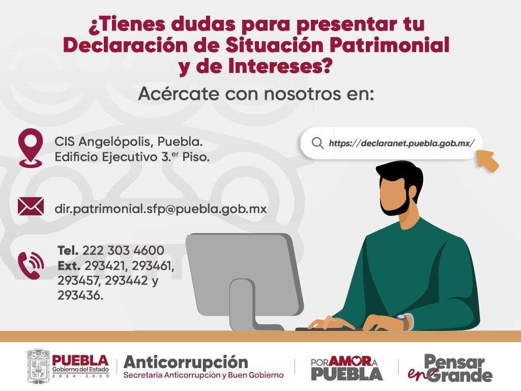 Gobierno de Puebla invita a servidores públicos cumplir con sus responsabilidades