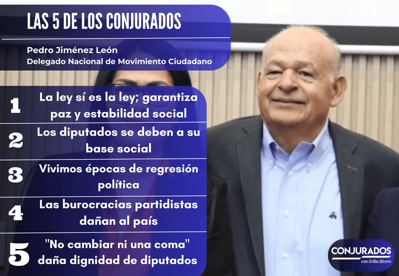 Las 5 de Los Conjurados con Pedro Jiménez, Delegado Nacional de MC