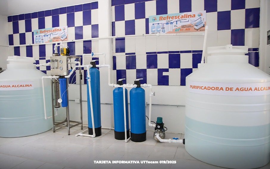 Inauguran Purificadora UTTECAM en beneficio de la comunidad universitaria