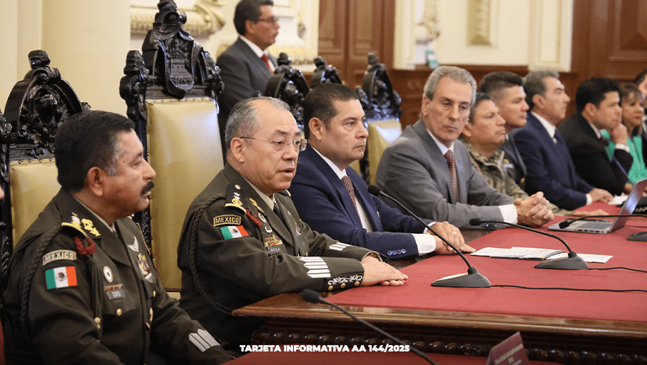 Coordinación entre niveles de gobierno, fundamental para atender seguridad en Puebla