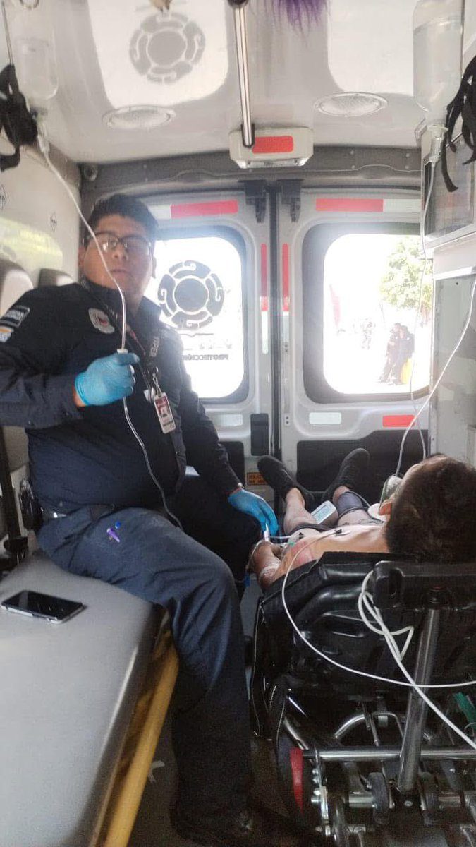 Riña entre conductores deja un lesionado en el Barrio de Santiago, Puebla