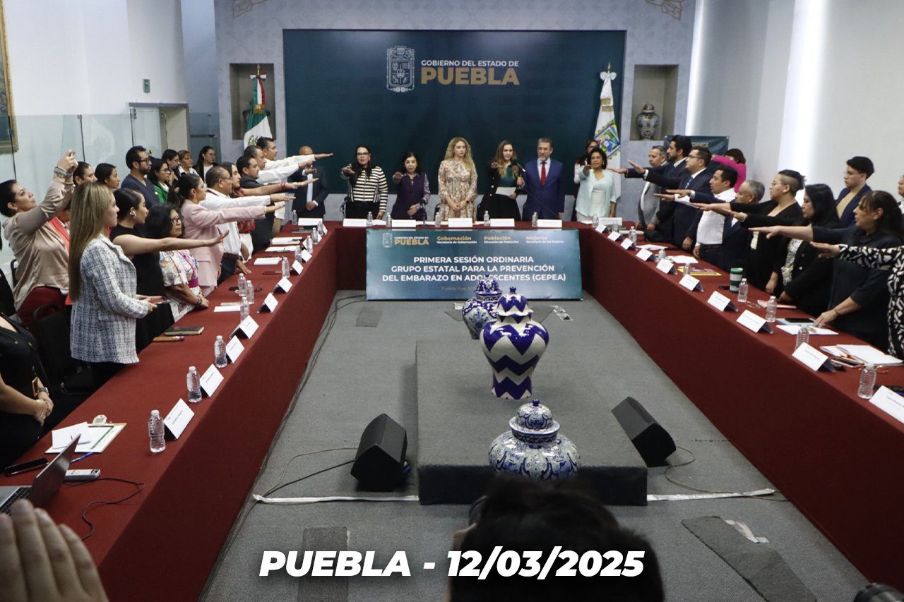 Puebla establece acciones para la prevención del embarazo adolescente