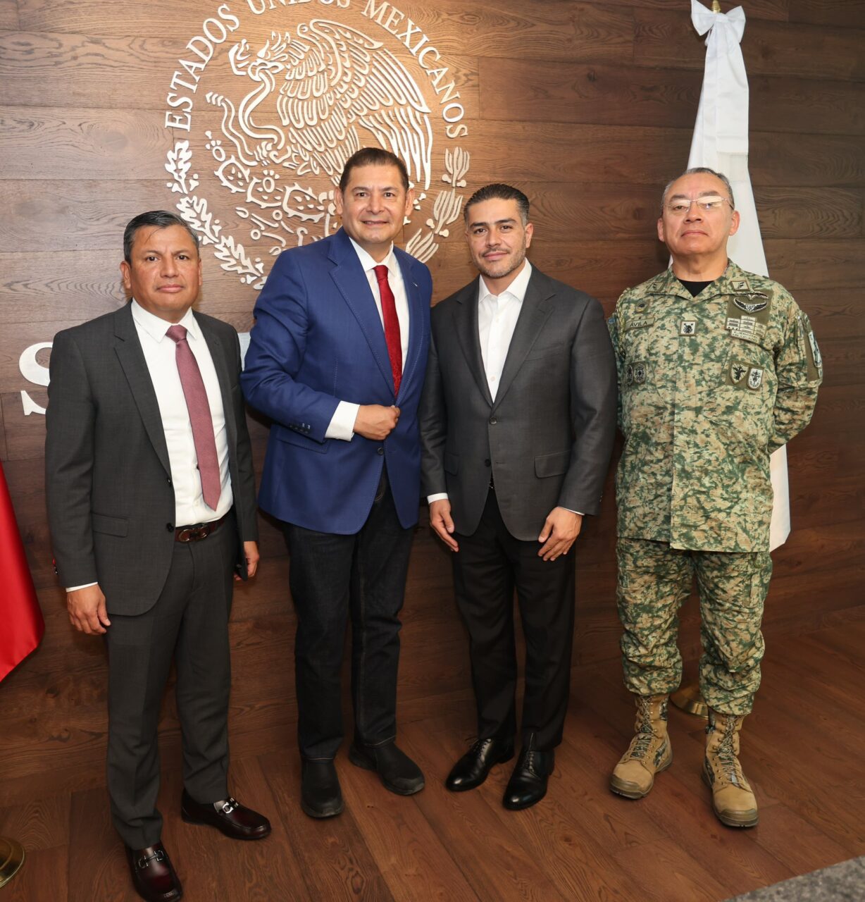 Gobernador de Puebla y SSPC refuerzan la seguridad en la entidad