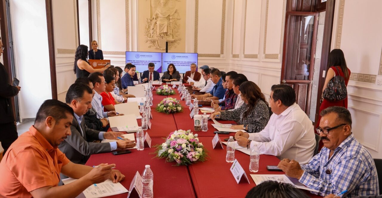 Poder Judicial del Estado y 29 ayuntamientos suman esfuerzos para acercar la justicia a las y los poblanos