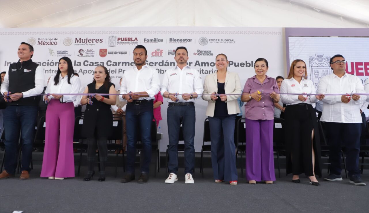 Con 15 Casas Carmen Serdán, Gobierno del Estado cumple con protección a poblanas
