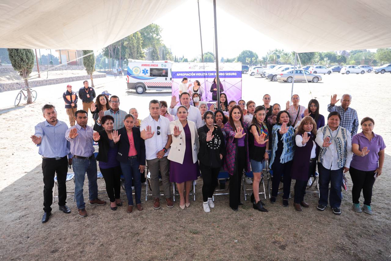 Combate Gobierno municipal de Lupita Cuautle el acoso sexual con ‘Apropiación Violeta’
