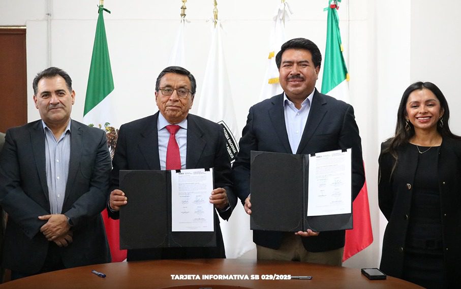 Firman convenio para garantizar seguridad y bienestar de las familias poblanas