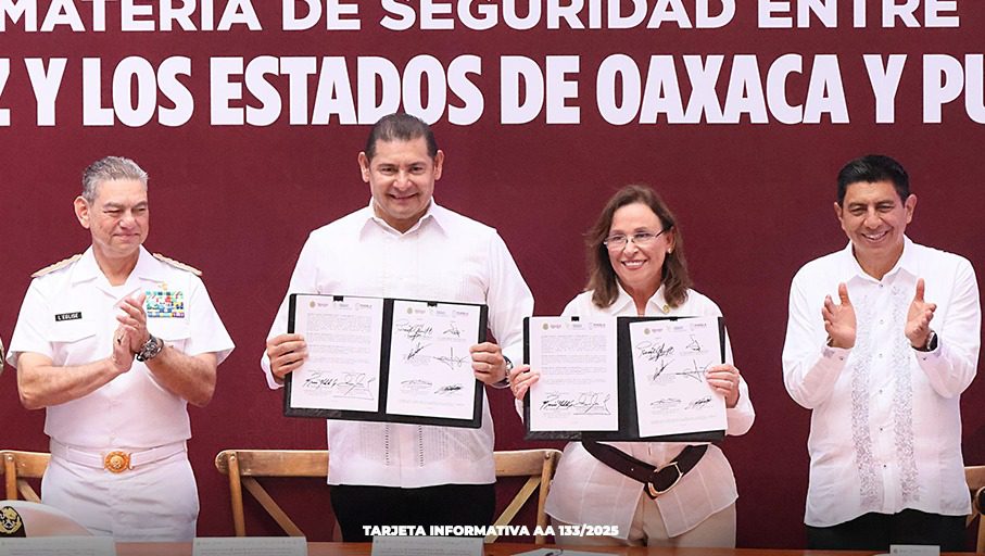 Con cero impunidad, Puebla, Veracruz y Oaxaca refuerzan combate a inseguridad