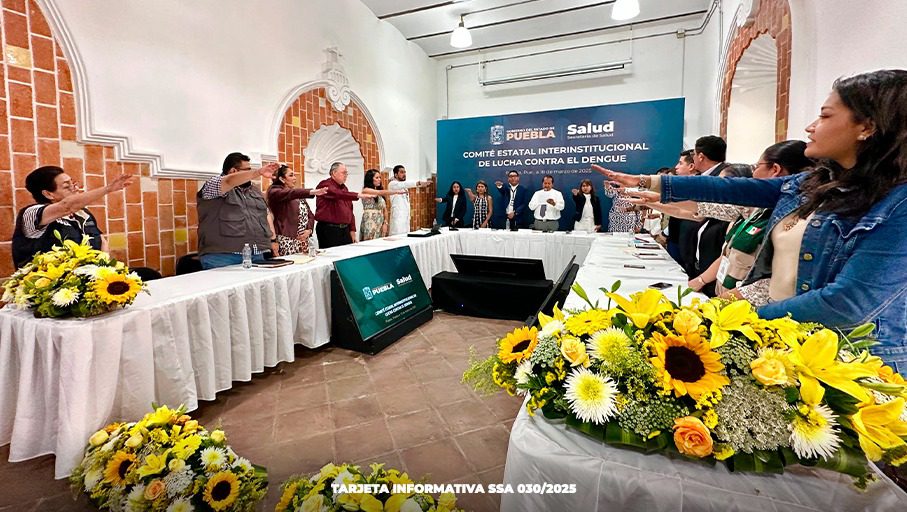 Puebla refuerza lucha contra el dengue con medidas y capacitación al personal