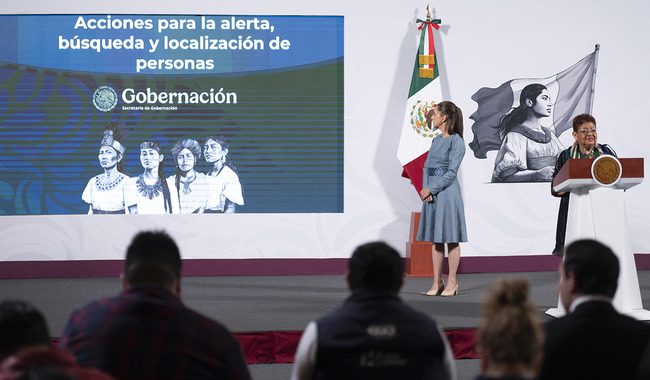 Presidenta Claudia Sheinbaum presenta reformas para combatir el delito de desaparición como la creación de la Plataforma Única de Identidad
