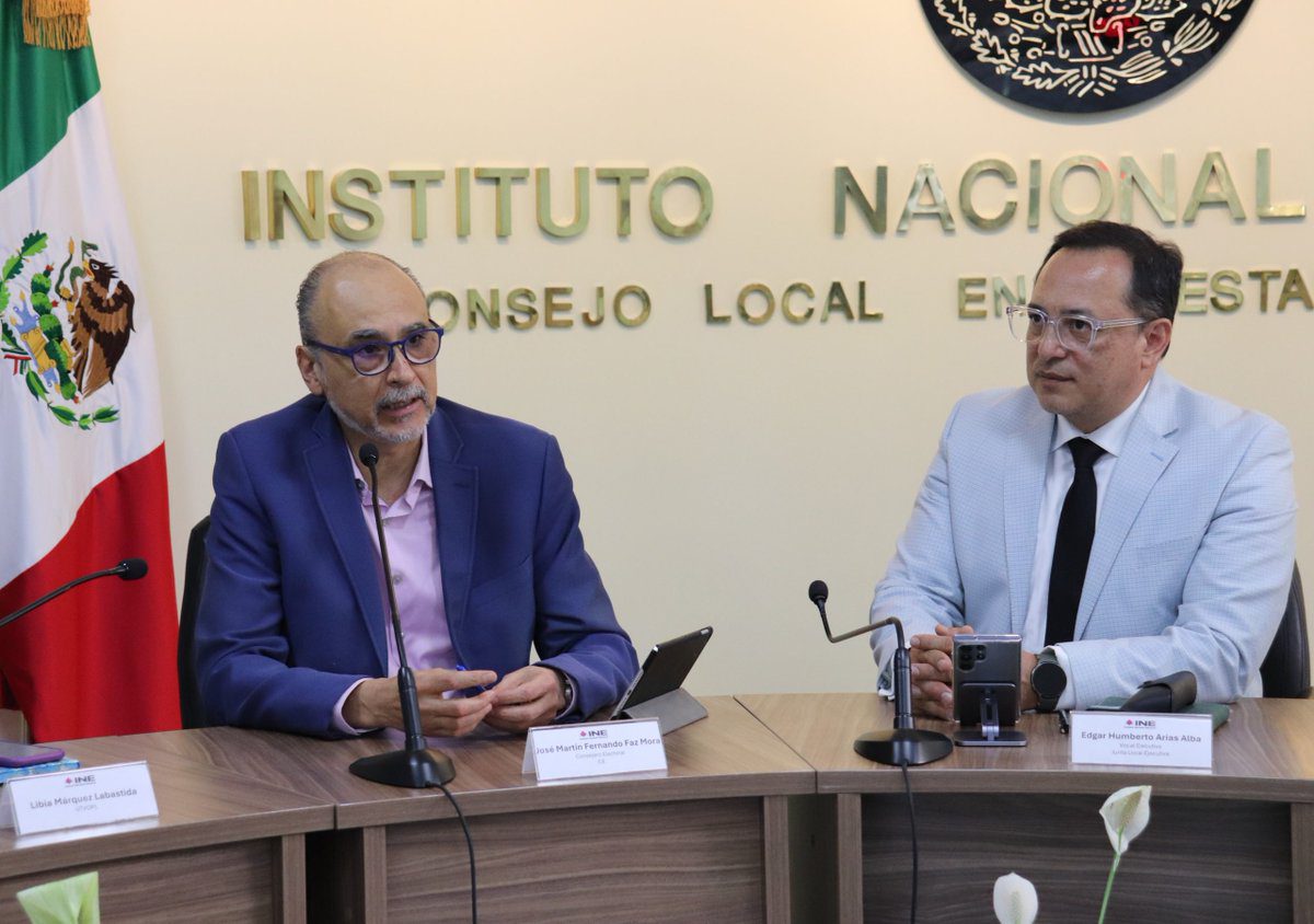 Supervisa integrante del Consejo General del INE avances del proceso electoral local extraordinario en Puebla