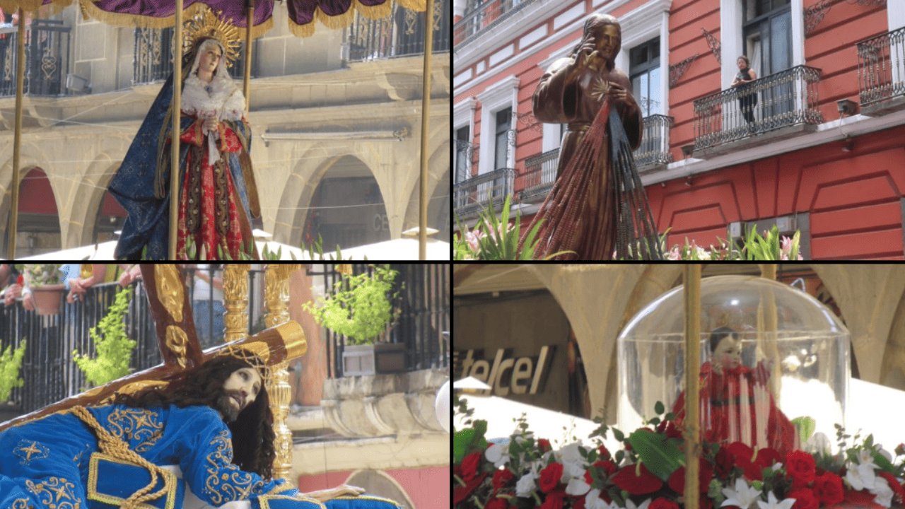 Así se vivió la Procesión de Viernes Santo en Puebla este 2025
