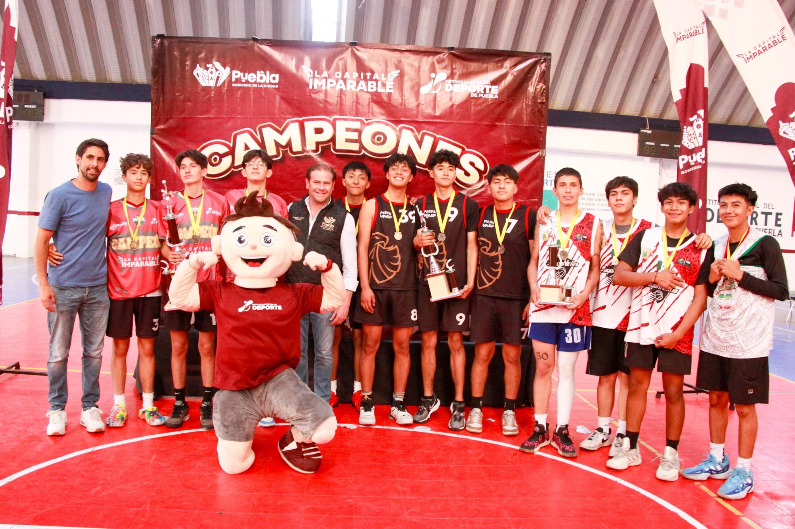 Gran participación de las y los poblanos en el Torneo de Barrios baloncesto 3×3 del IMDP