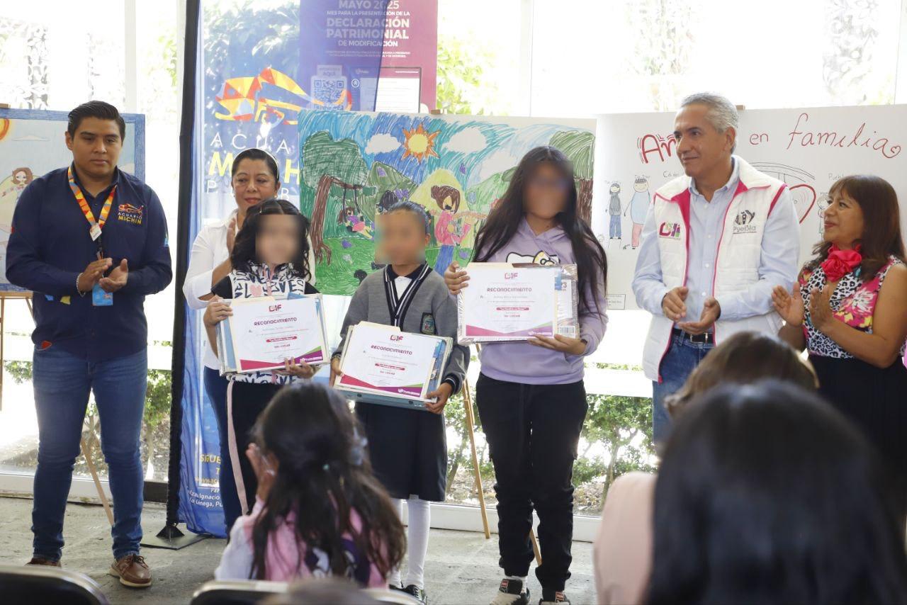 Fomenta SMDIF integración familiar mediante concurso de dibujo “la familia es amor”