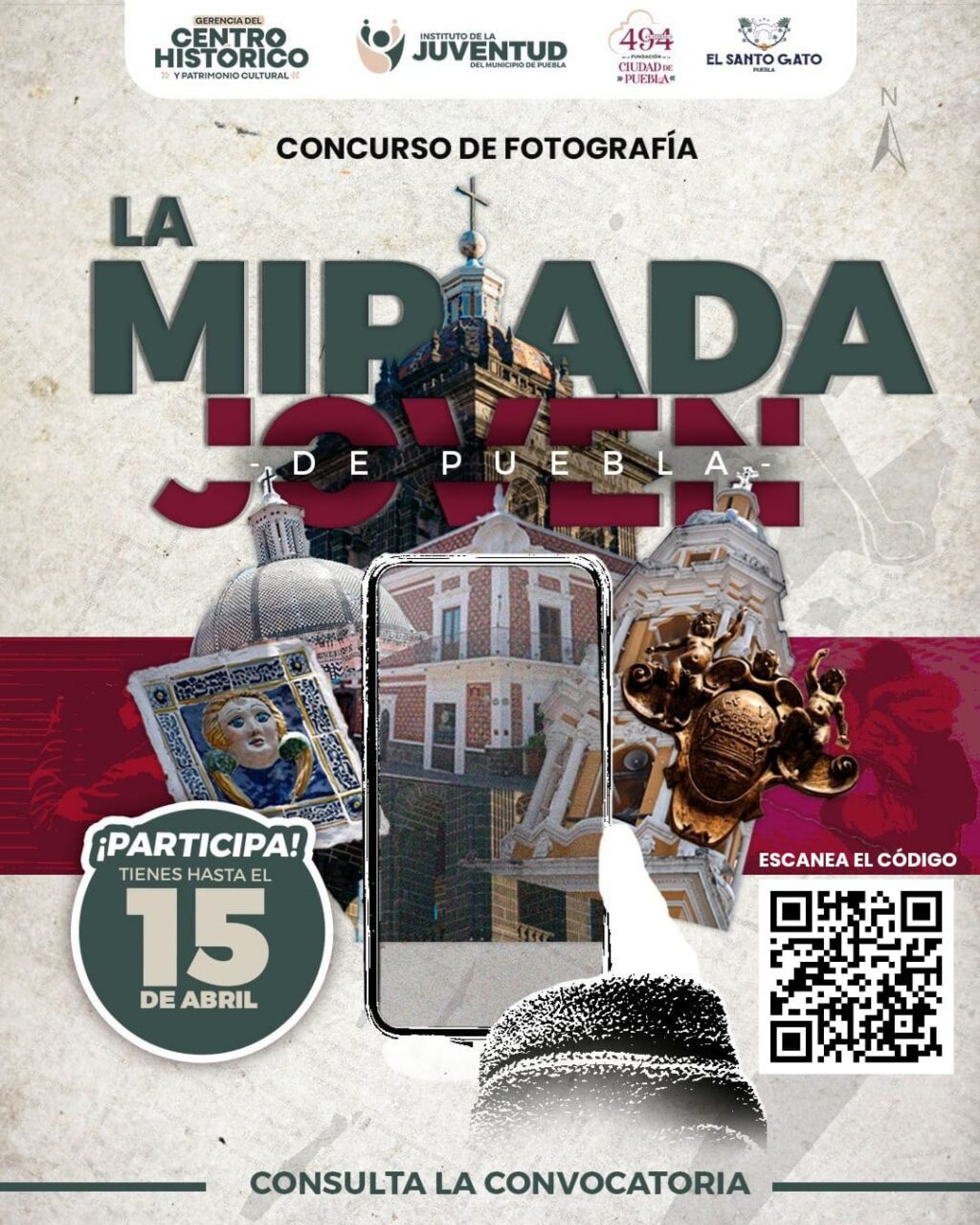 Gobierno de la Ciudad te invita a participar en el concurso «La Mirada Joven de Puebla»