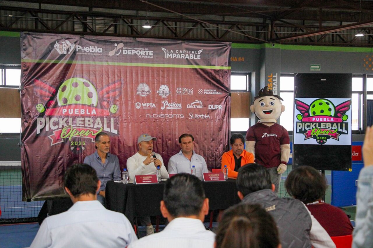 Presenta Instituto Municipal del Deporte el Torneo “Puebla Pickleball Open 2025”