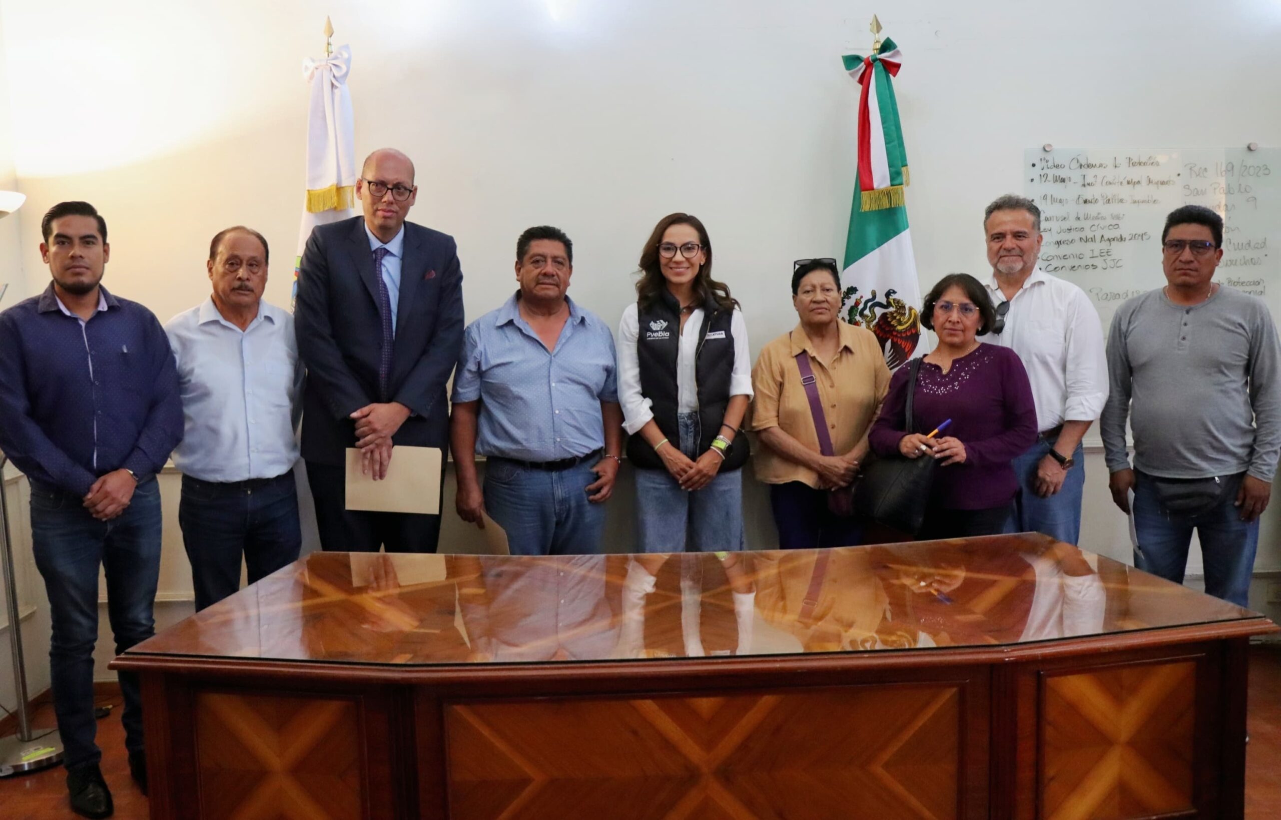 Privilegió Gobierno de la Ciudad el diálogo con ejidatarios de San Baltazar Campeche