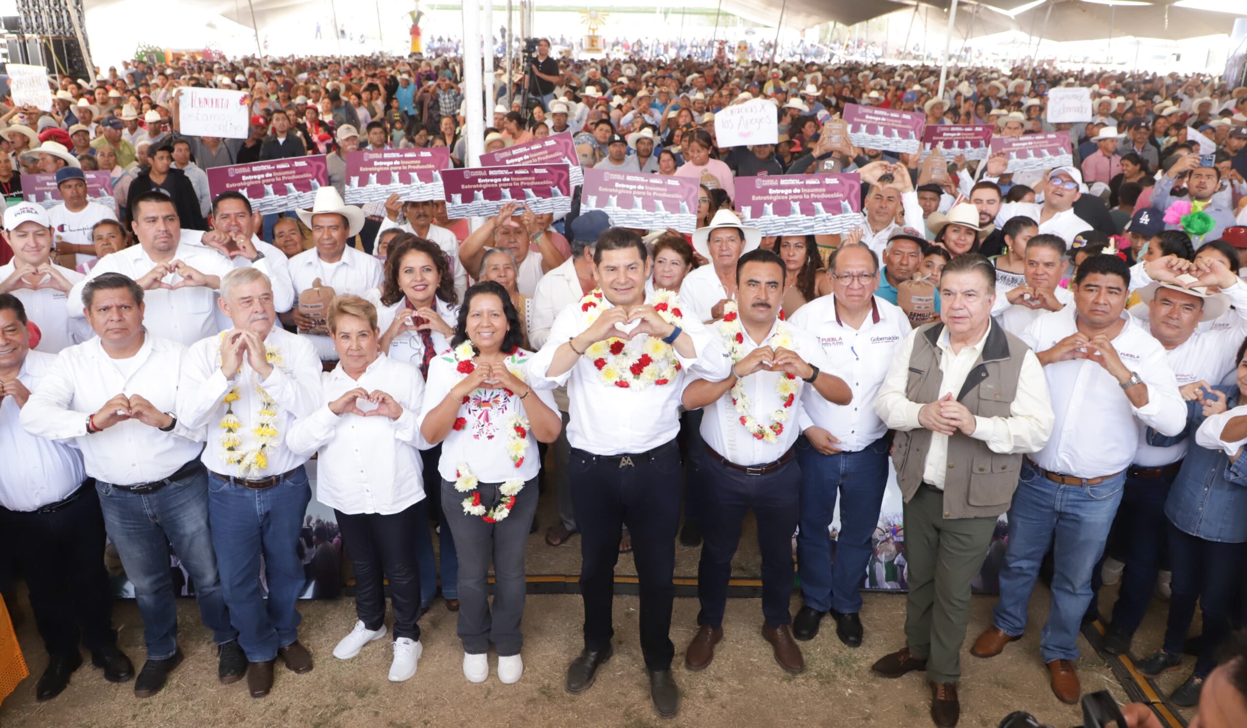 Arranca el programa histórico más grande de apoyo al campo en Puebla