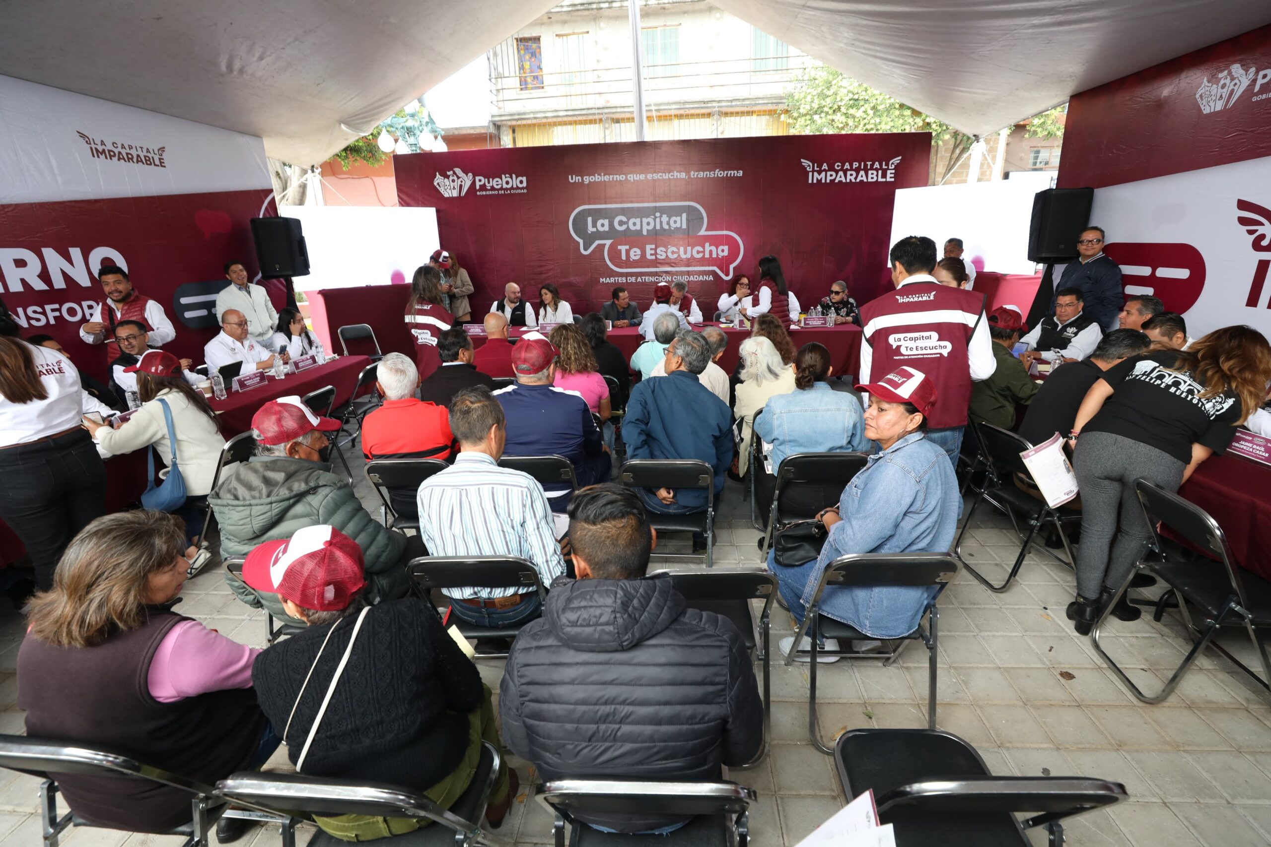 San Felipe Hueyotlipan fue sede de “La Capital Te Escucha”, Martes de Atención Ciudadana
