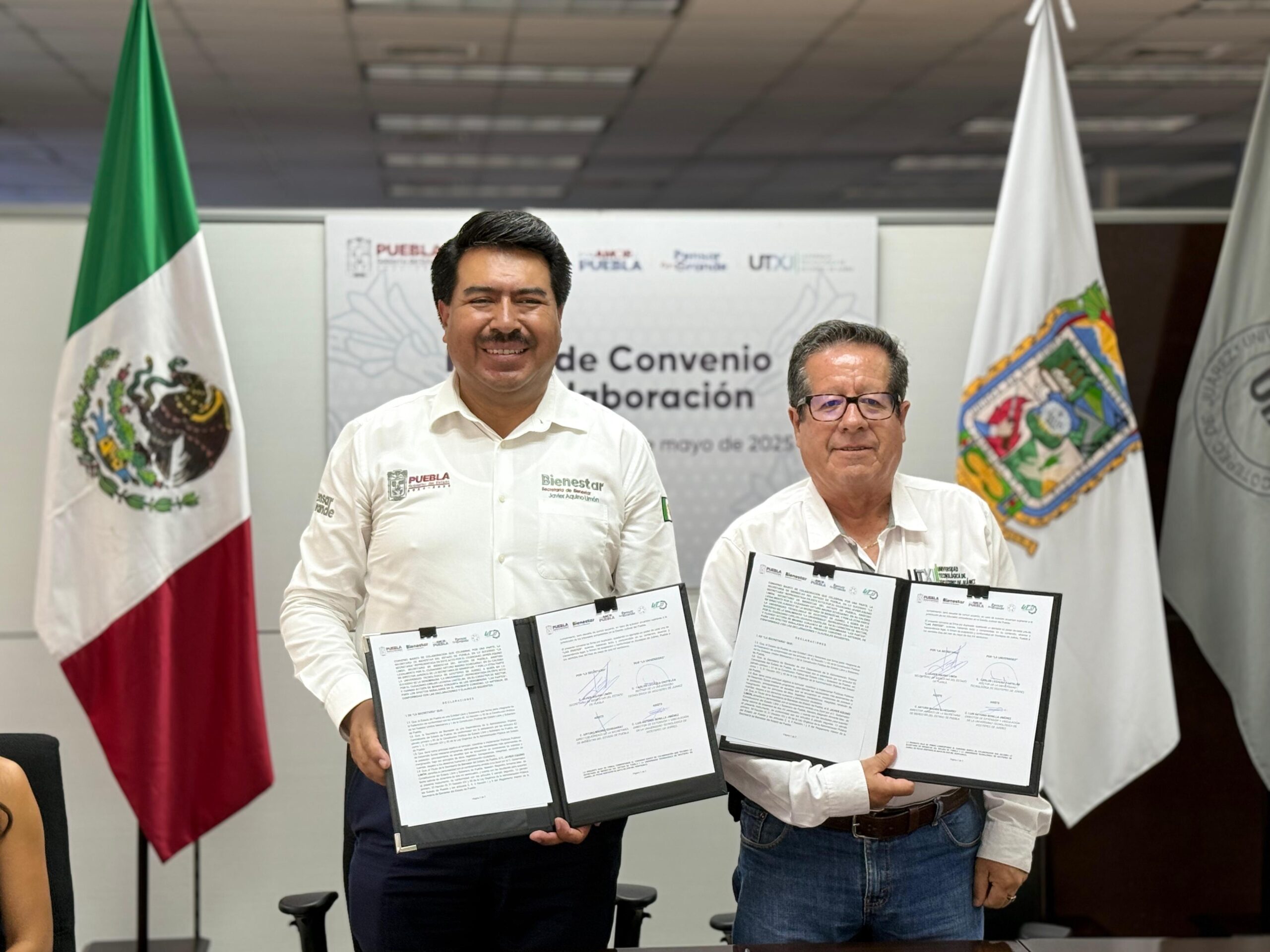Firman convenio de colaboración Bienestar y la Universidad Tecnológica de Xicotepec