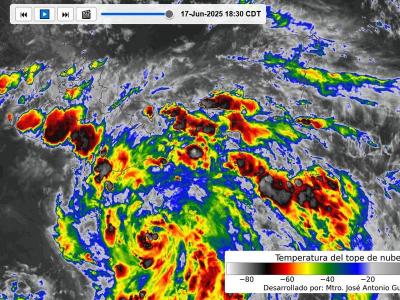 Erick se intensificó a huracán categoría 1 en la escala Saffir-Simpson