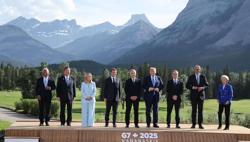 Valoramos mucho la relación con Canadá en lo comercial, cultural y en amistad: Presidenta en reunión con primer ministro Mark Carney, en G7