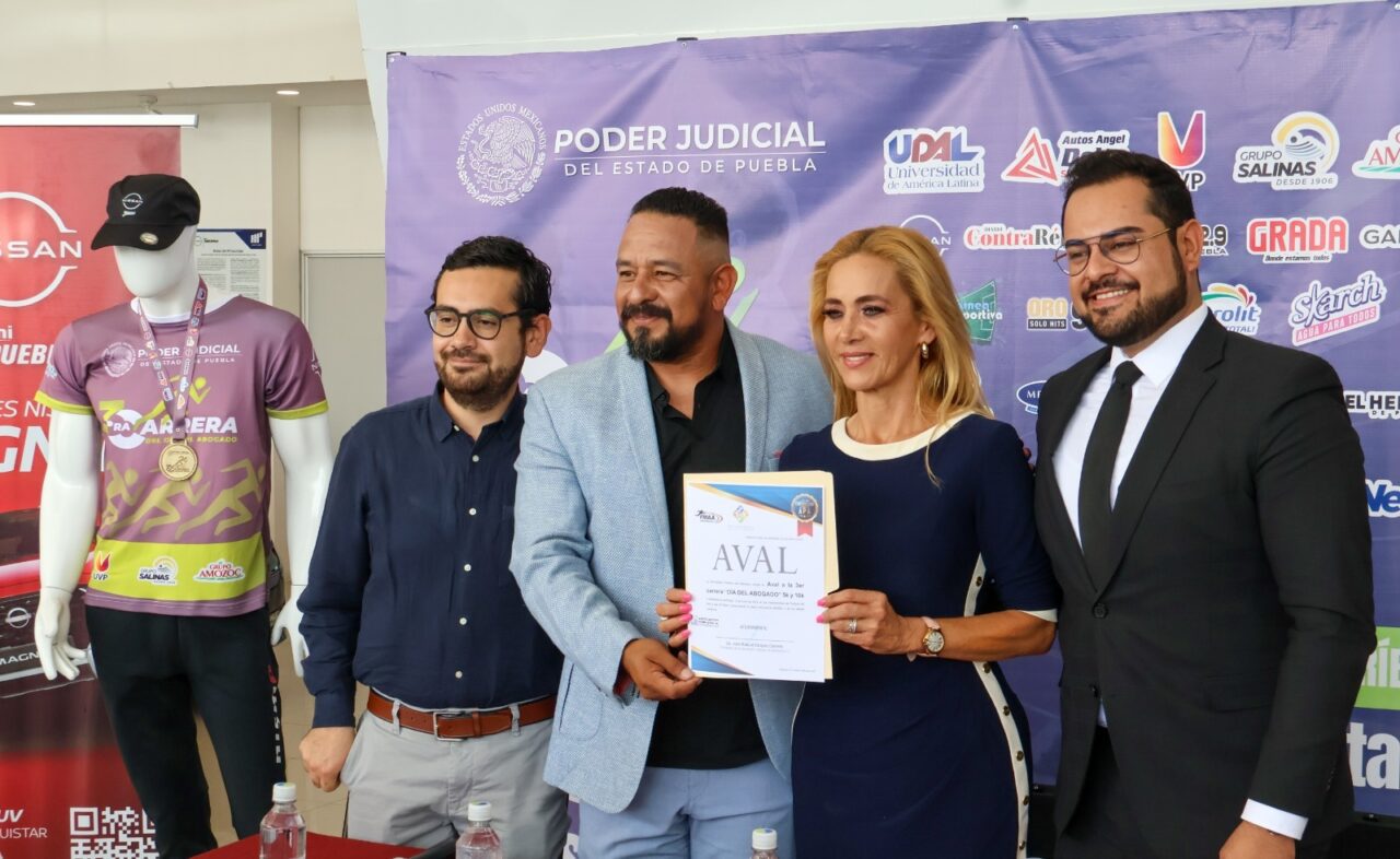 Poder Judicial de Puebla invita a participar en la Tercera Carrera del Día del Abogado