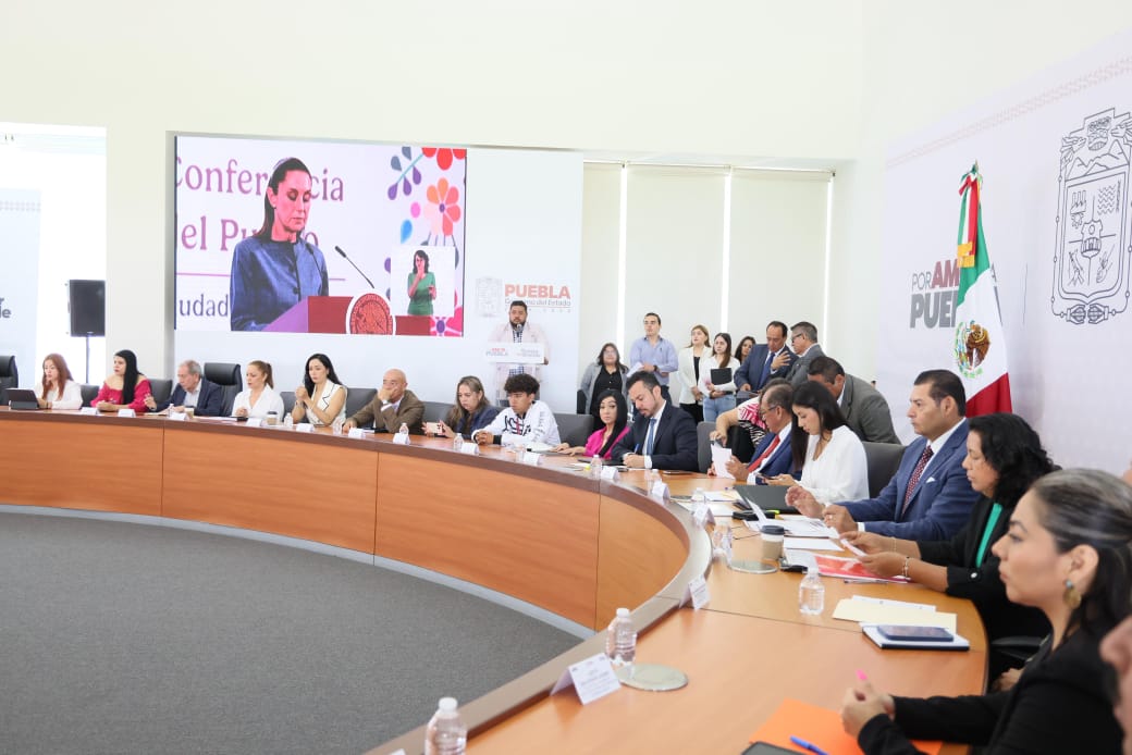 Gobierno de Puebla respalda postura diplomática de presidenta Sheinbaum en favor de derechos de migrantes