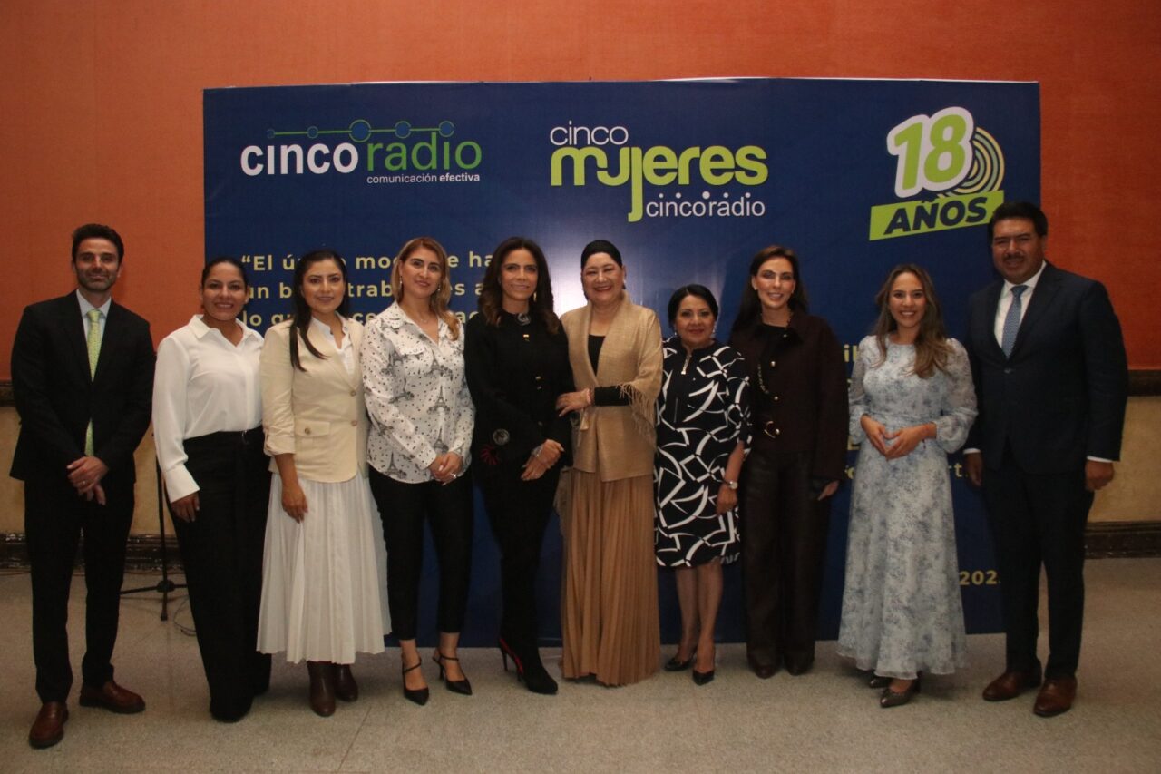 Lupita Cuautle celebra 18 años del programa “Cinco Mujeres” en HR