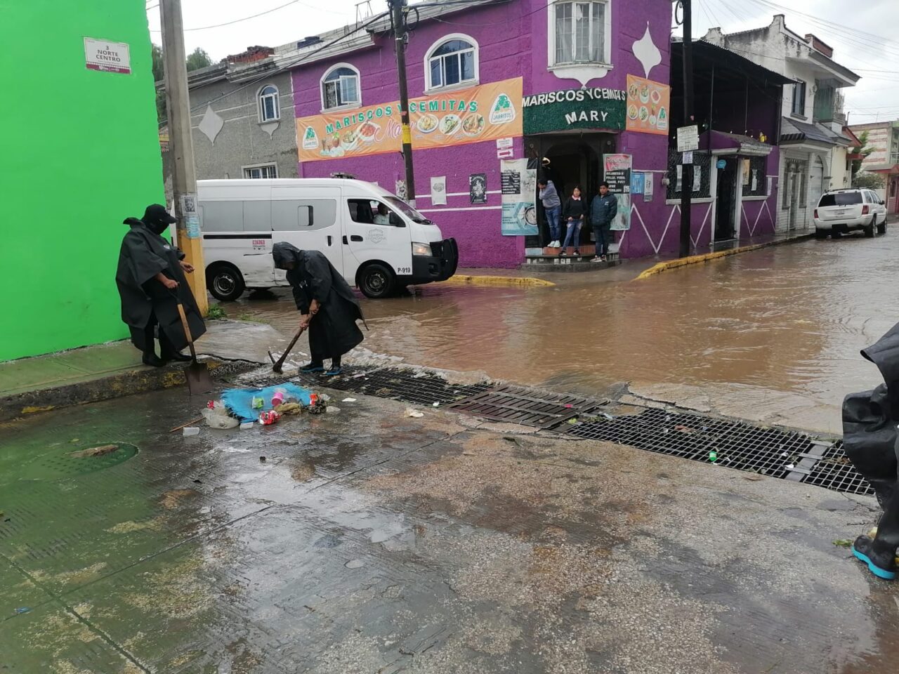 Acciones coordinadas ante lluvias intensas en San Pedro Cholula