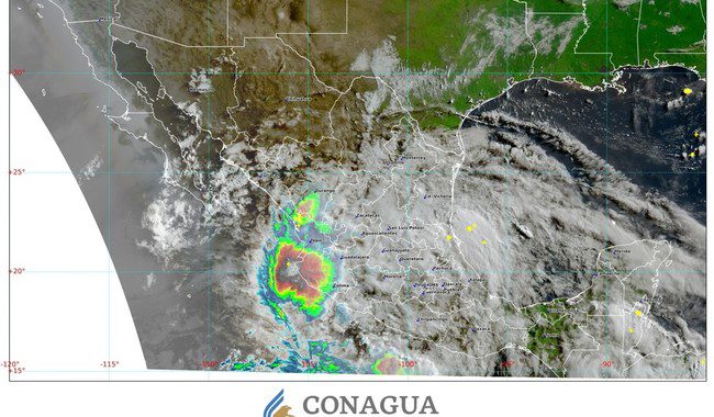 Se prevén lluvias torrenciales para San Luis Potosí, Tamaulipas y Veracruz durante este viernes