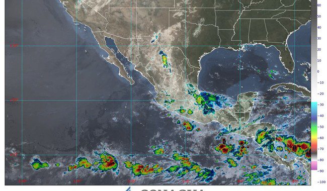 Continuará el temporal de lluvias en 30 entidades de la República Mexicana