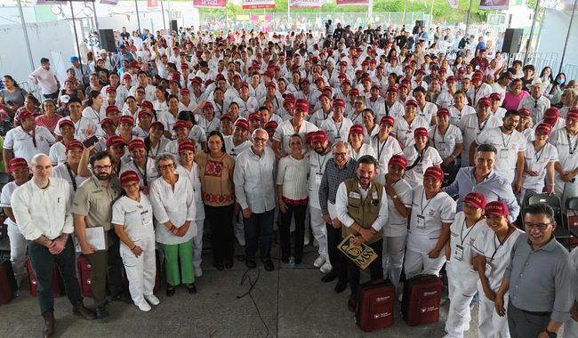 Programa Salud Casa por Casa va a hacer de México todavía un mejor país: presidenta Claudia Sheinbaum encabeza asamblea en Tepic, Nayarit