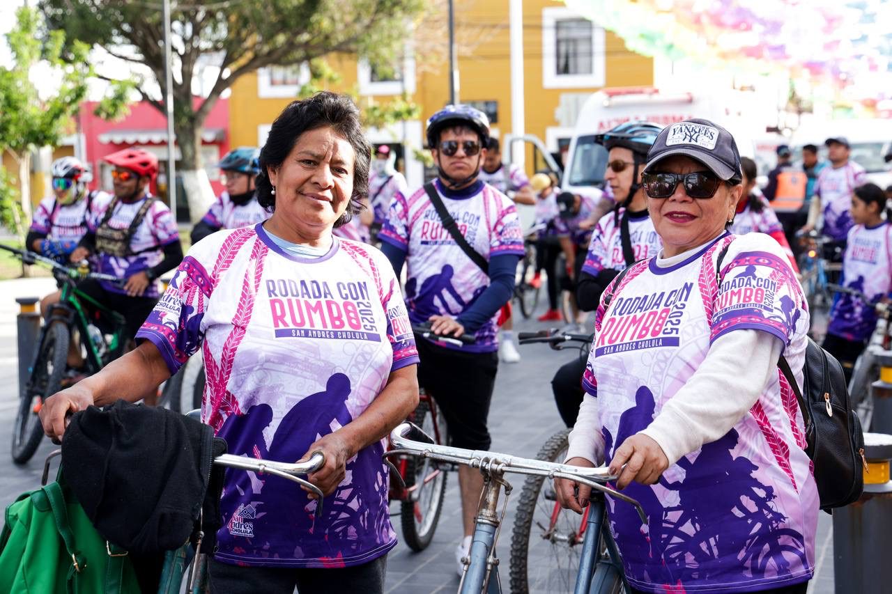 Promueve San Andrés Cholula la actividad física con la 3ra Rodada con Rumbo 2025