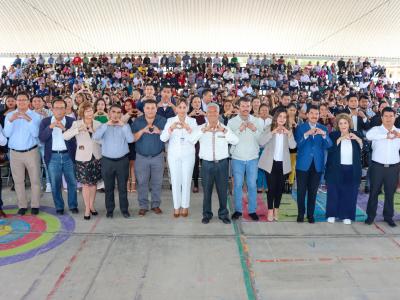 Impulsan participación comunitaria por bienestar y seguridad con Consejos Escolares en Acatzingo