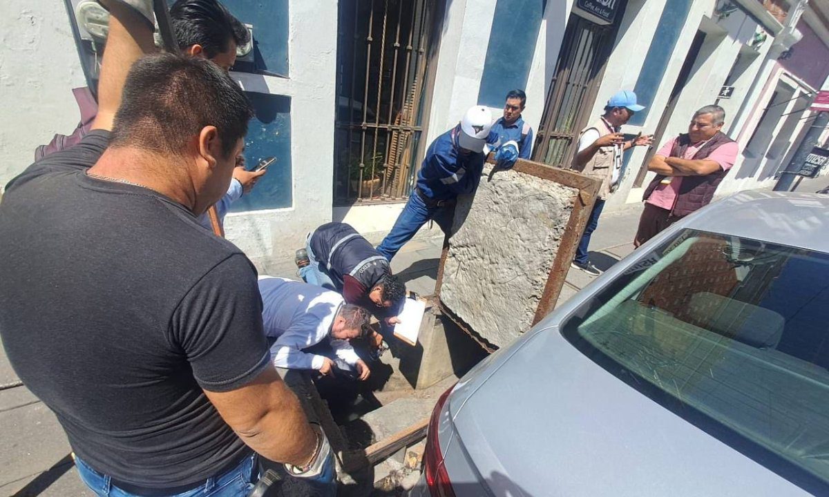 Realiza Gobierno de la Ciudad recorridos para identificar y atender puntos de riesgo de inundación en el Centro Histórico