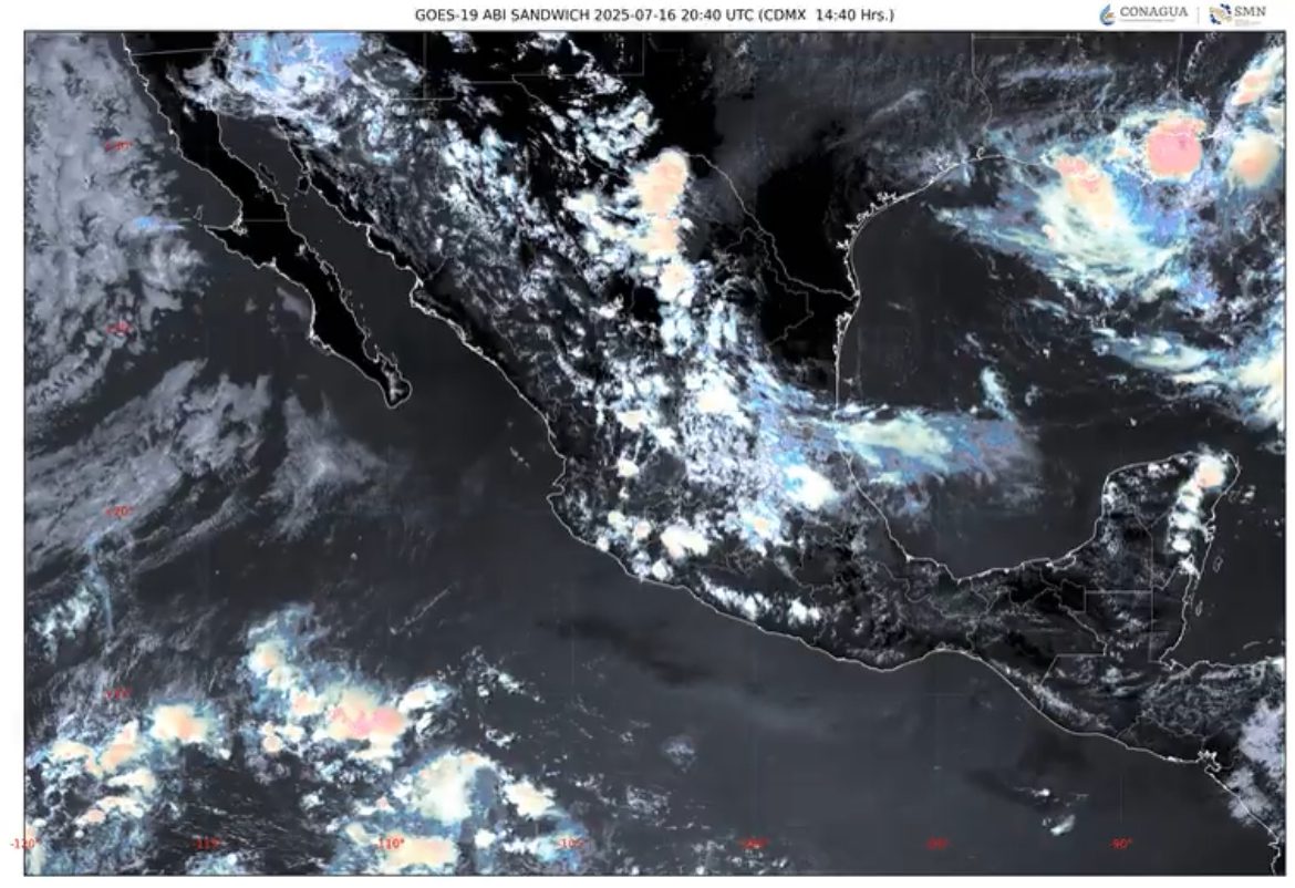 Prevén lluvias fuertes en Puebla durante las próximas horas