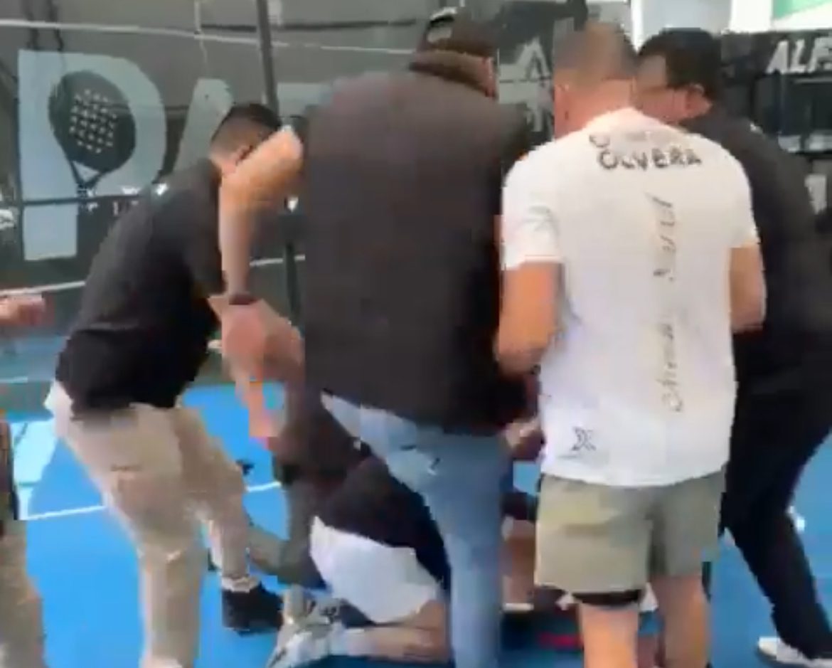 Maestro de pádel es golpeado por presunto empresario en club de Atizapán