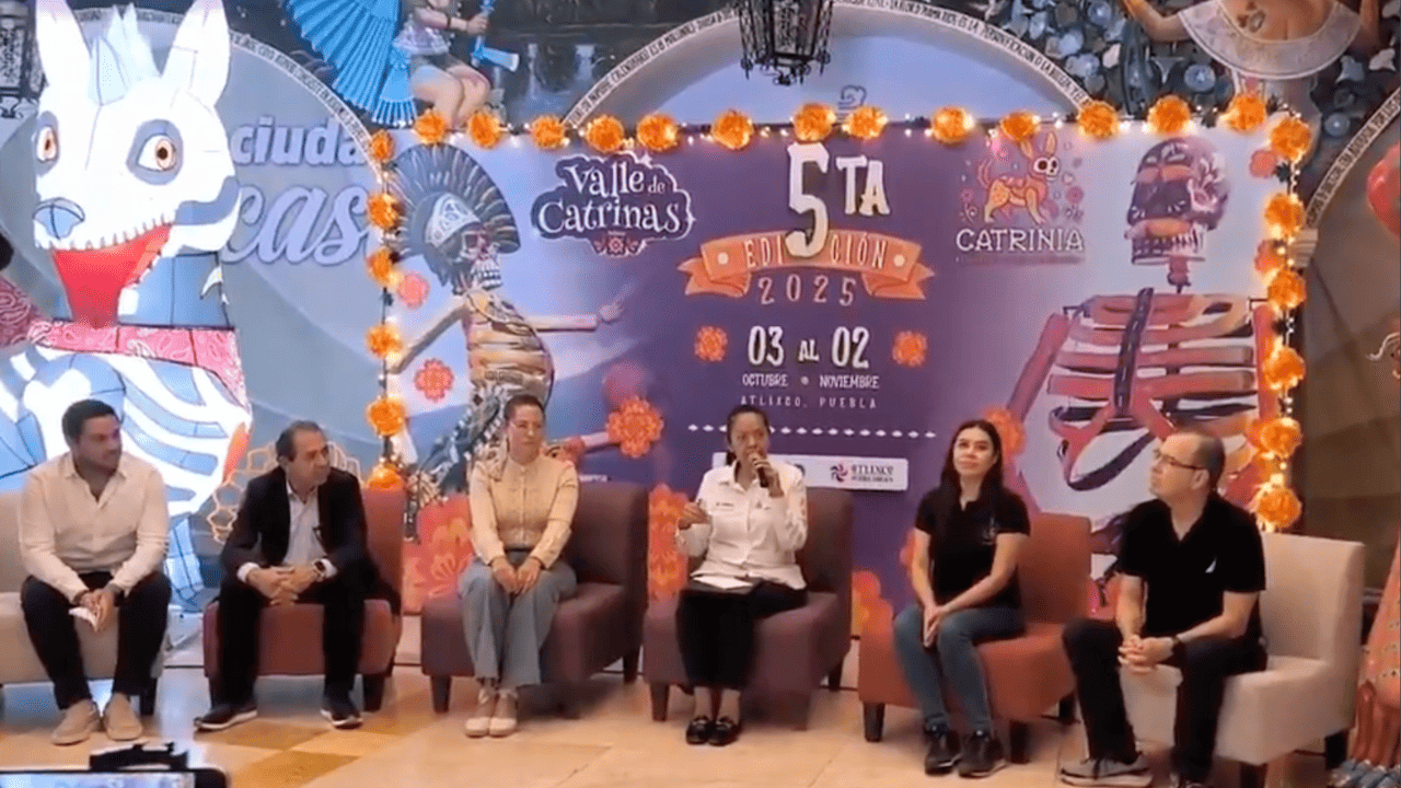 Atlixco presenta la quinta edición del Festival “Valle de Catrinas” con 22 impresionantes catrinas