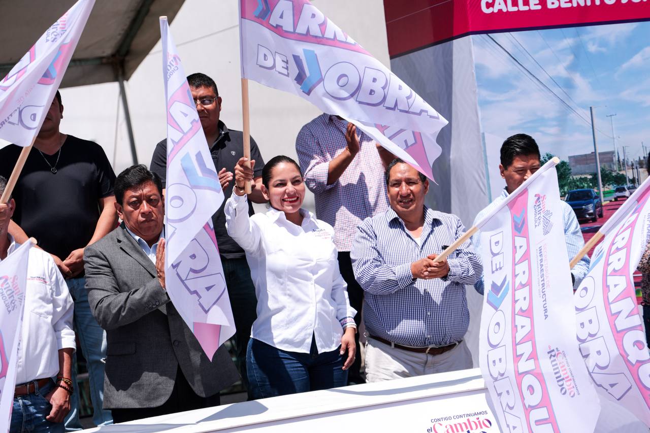 Impulsa San Andrés Cholula infraestructura vial en juntas auxiliares